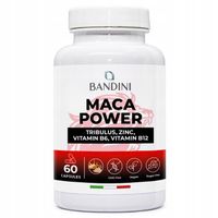Bandini MACA Power Vegan 60 Kapsułek – Peruwiański Korzeń Czarnej Maca