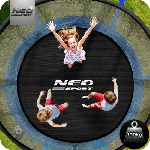 Trampolina ogrodowa 8ft/252cm z siatką wewnętrzną i drabinką Neo-Sport na Arena.pl