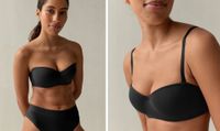 SELF Black Strapless Multiway Bra EU85D UK38D