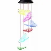 GIRLANDA ŚWIETLNA MOTYLE LAMPA SOLARNA OGRODOWA