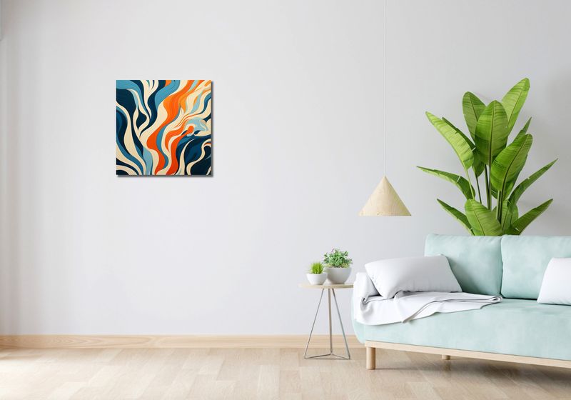 Obraz 50x50cm Oceaniczne Fale zdjęcie 2