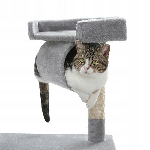 DRAPAK DLA KOTA Z HAMAKIEM LEGOWISKO DUŻY DRAPAK Z DOMKIEM 6 POZIOMÓW XXL na Arena.pl