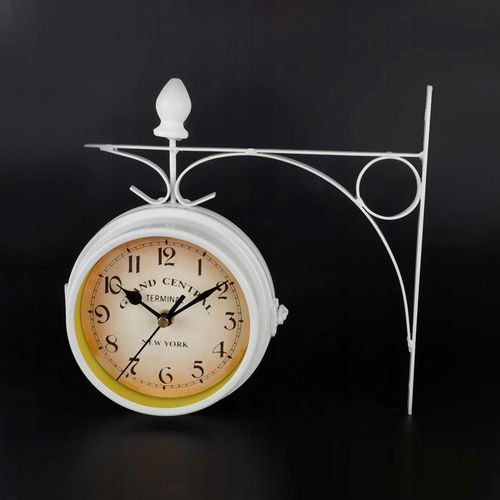 ZEGAR ŚCIENNY 21.8cm RETRO LOFT METAL na Arena.pl