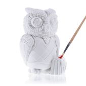 Kolorowanka 3D Sowa Figurka gipsowa + farbki, pędzelek