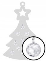 Ozdoba świąteczna Choinka z kryształami GLAMUR