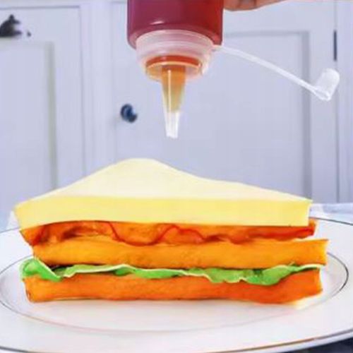 ZESTAW 2x BUTELKA DYSPENSER DOZOWNIK DO SOSÓW PRZEZROCZYSTY KUCHENNY 240 ML na Arena.pl