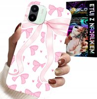 ETUI DO XIAOMI REDMI A2 - RÓŻOWE WSTAZKI WSTĄZKA MODNE WZORY CASE