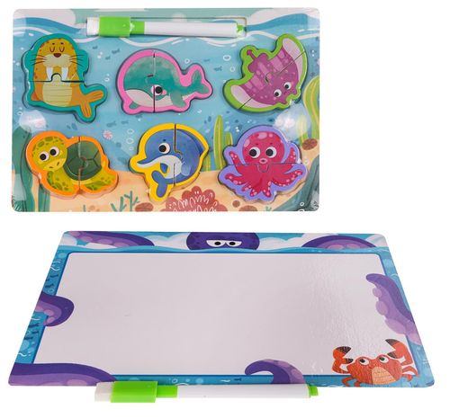 Drewniana Tablica + Puzzle Ocean na Arena.pl