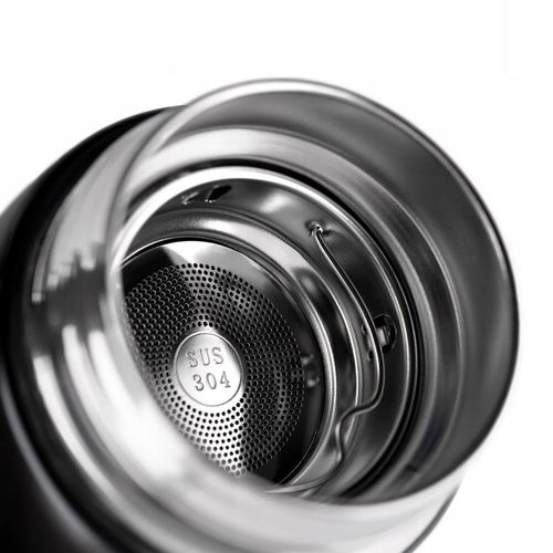 Kubek Termiczny z Grawerem Wyświetlacz 450ml Termos z Zaparzaczem na Kawę na Arena.pl