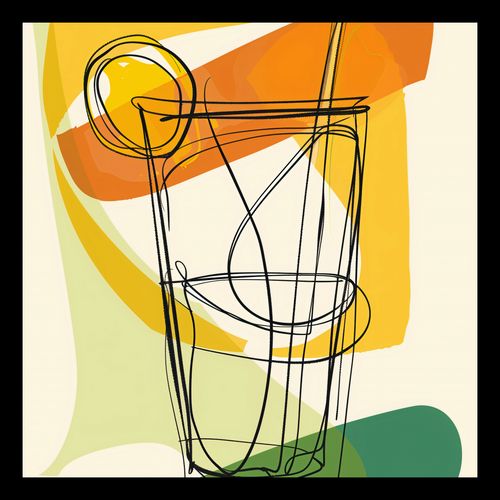 Plakat 20x20cm Koktajl Artystyczny na Arena.pl