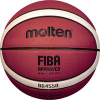 2X PIŁKA KOSZYKOWA DO KOSZYKÓWKI MECZOWA MOCNA ATEST FIBA MOLTEN B6G4550 r.