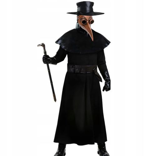 MASKA KRUKA PTAKA DOKTORA PLAGI LATEKSOWA BRĄZ DŻUMA CZARNA ŚMIERĆ PANDEMIA na Arena.pl