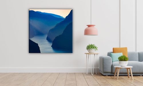 OBRAZ NA PŁÓTNIE 119 Zatoka 70x70cm na Arena.pl