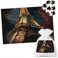 PUZZLE TRADYCYJNE - PARYŻ WIEŻA EIFFLA - 110 el