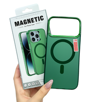 Etui do APPLE IPHONE 17 PRO / 18 PRO Magsafe zielony case matowy + szkło
