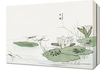 Obraz 40x30cm Nartniki w Stawie Morimoto Toko Japoński Vintage do Salonu