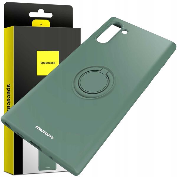 Spacecase Silicone Ring Galaxy Note 10 Dark Green zdjęcie 8