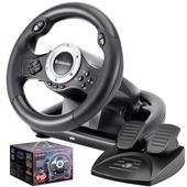 Kierownica do PC, PS4, XBOX ONE, XBOX Series X/S, NITENDO Wibracje Pedały