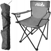 KRZESŁO WĘDKARSKIE RYBACKIE SKŁADANE KEMPINGOWE FOTEL NA RYBY DLA WĘDKARZA