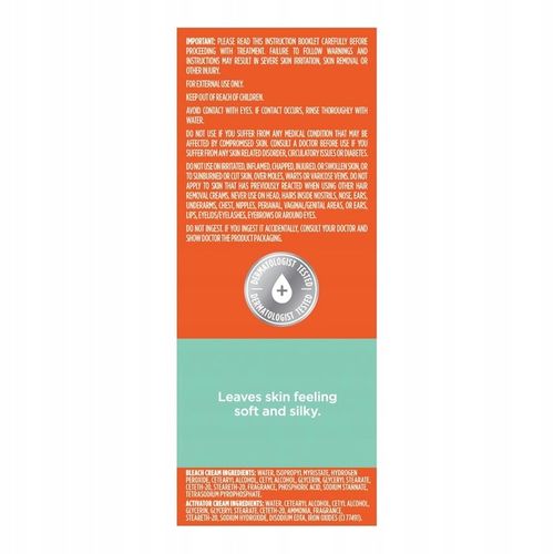 Rozjaśniacz do włosów twarzy i ciała vegan Bleach Cream Sally Hansen 100 ml na Arena.pl