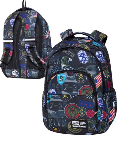 Coolpack-BASIC PLUS-Plecak-MILITARY PATCHES na Arena.pl