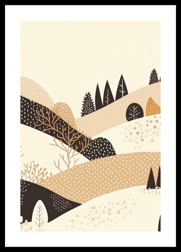 Plakat 61x91,5cm Jesień w Wzgórzach na Arena.pl