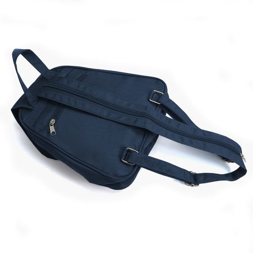 mały plecak z mikrofibry sanchez casual - granatowy na Arena.pl