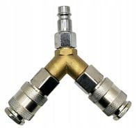 Rozgałęźnik pneumatyczny typ Y 1/4'' do kompresora Falon-Tech FT5741