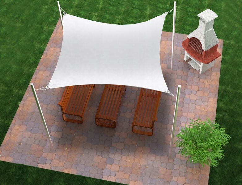 ŻAGIEL OGRODOWY - KWADRAT 4,2X4,2M zdjęcie 3