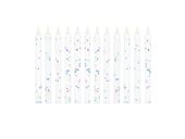 Świeczki urodzinowe "Magiczne, białe", 12 szt.