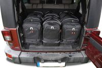 JEEP WRANGLER 2006-2018 TORBY DO BAGAŻNIKA 4 SZT KJUST