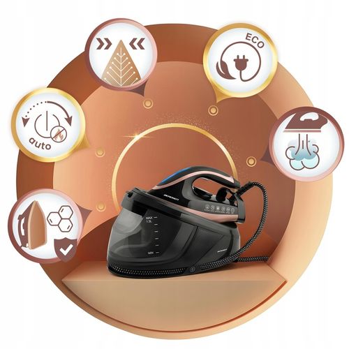 STACJA PAROWA GENERATOR PARY ŻELAZKO 3000W MOCNA CERAMICZNA POWŁOKA na Arena.pl