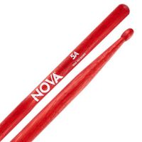 Pałki pałeczki perkusyjne Hikora Czerwone Vic Firth Nova 5A Red
