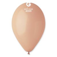 Balony pastelowe różowy mglisty brudny #099, 30 cm 100 szt.