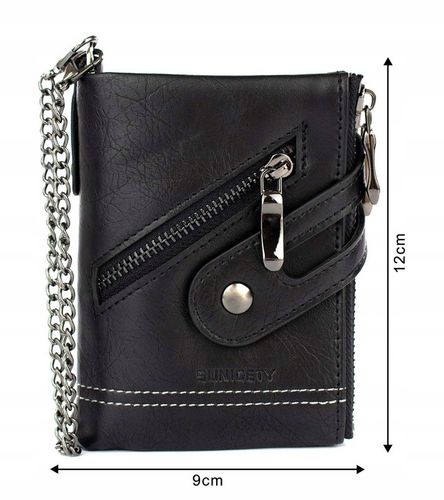 Alessio PORTFEL MĘSKI Block Kart RFID ŁAŃCUCH Pudełko PREZENTOWE na Arena.pl