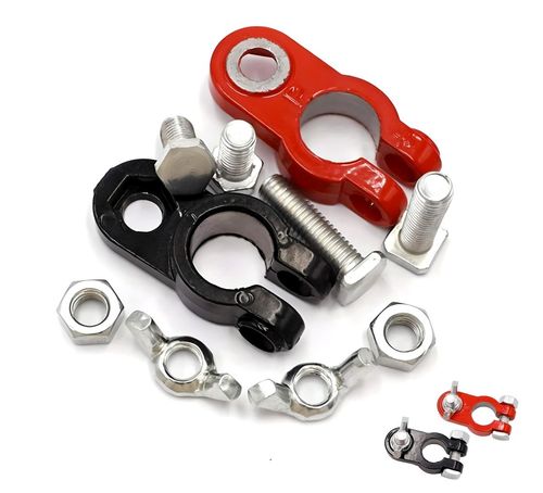 Klemy do akumulatora 6V, 12V, 24V - komplet na Arena.pl