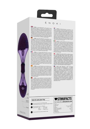 enoki - bendable massager - purple na Arena.pl