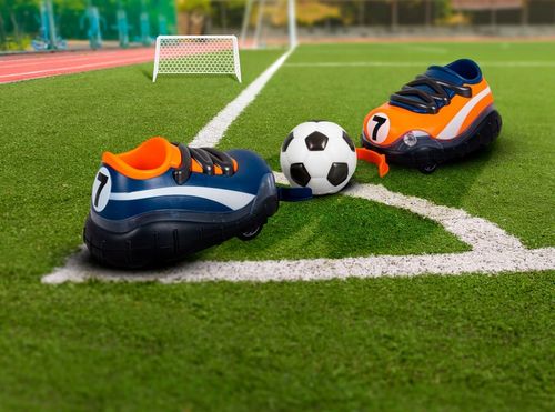 BUTY GO GRY W PIŁKĘ SAMOCHÓD ZDALNIE STEROWANY PILOT AUTO PODŚWIETLENIE LED na Arena.pl