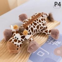 בי Cartoon Animal Elephant Lion Pluszowy pokrowiec na długopis dla dziecka Sezon szkolny Duża – 4