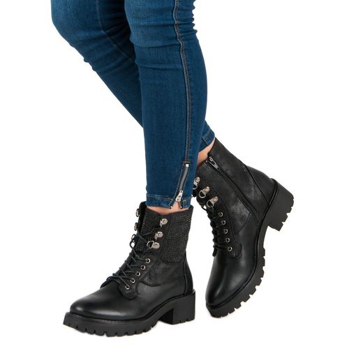 Sznurowane Workery Na Platformie r.41 na Arena.pl