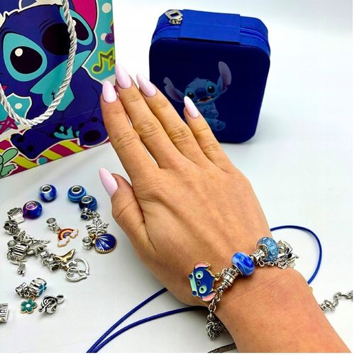 ZESTAW DO ROBIENIA BRANSOLETEK BIŻUTERII DLA DZIECI LILO I STITC 72 EL na Arena.pl