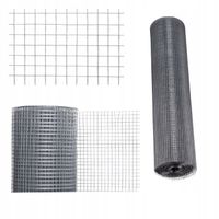 SIATKA PRZECIW GRYZONIOM SZKODNIKOM 1m 100cm OCYNKOWANA 13x13 FI 0,8mm 25mb