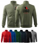 BLUZA MĘSKA Z WŁASNYM HAFTEM LOGO FIRMOWA REKLAMOWA zapinana