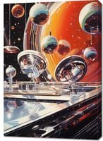 Obraz 70x100cm Orkiestra Sfer