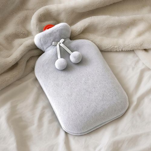 Duży termofor gumowy w pokrowcu ogrzewacz pluszowy w sweterku na wodę XXL na Arena.pl