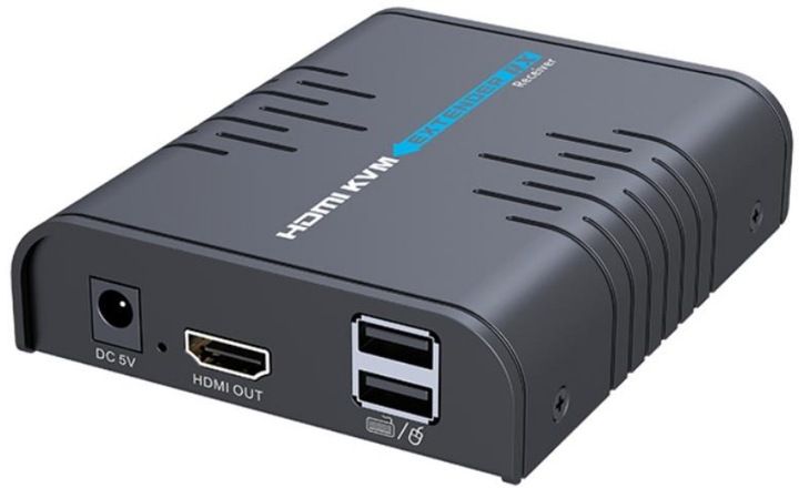 Extender transmiter HDMI 2xUSB po skrętce UTP 120m zdjęcie 2