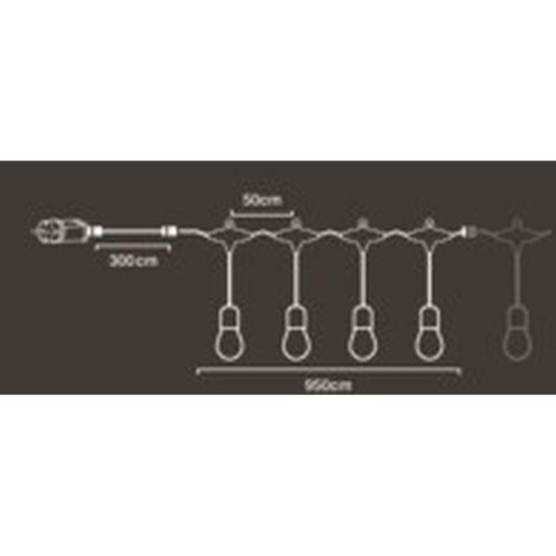 GIRLANDA OGRODOWA PARTY LIGHT 20LED na Arena.pl