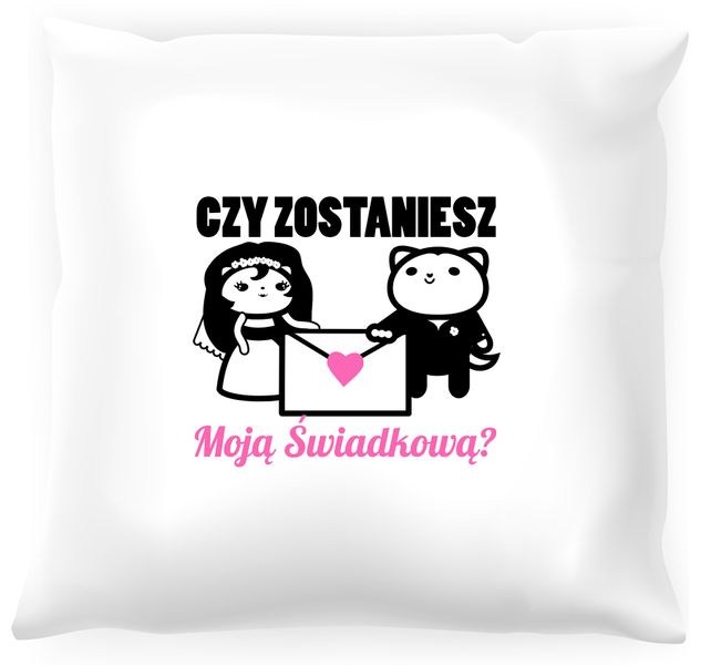 Poduszka -  Prośba o świadkowanie #02 zdjęcie 1