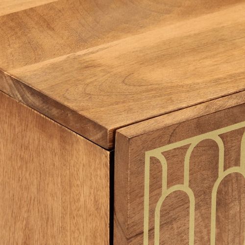 Szafki nocne, 2 szt., 40x33x46 cm, lite drewno mango na Arena.pl