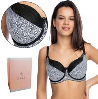Usztywniany biustonosz GAIA 1153 EUNIKA zebra 75B
